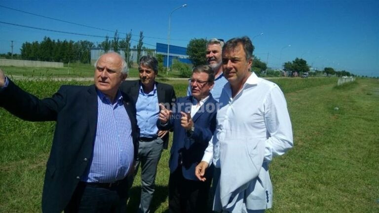 Castellano y el ministro de Infraestructura y Transporte de Santa Fe