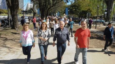 La obra permite aprovechar una zona central del paseo ribereño. Gentileza: prensa Gobierno de Santa Fe.