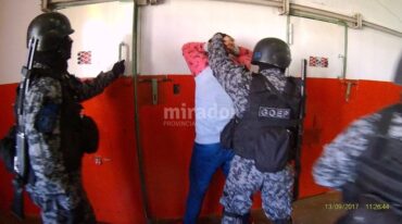 Uno de los operativos sorpresa en la cárcel de Piñero. Gentileza.
