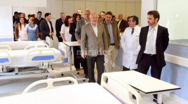 'Este hospital es muy especial y forma parte de un proyecto de salud que se inició en la provincia con la gestión de Hermes Binner'