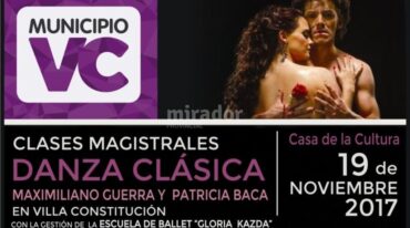 El bailarín porteño dictará clases en tres niveles distintos. Gentileza: prensa Municipio de Villa Constitución.