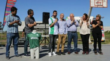 César Delgado fue el impulsor del club en la zona sur de Rosario. Gentileza: prensa Gobierno de Santa Fe.