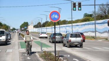 Las obras mejoran una vía muy transitada de Rosario. Gentileza: prensa Municipalidad de Rosario.