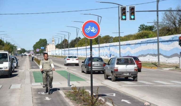 Las obras mejoran una vía muy transitada de Rosario. Gentileza: prensa Municipalidad de Rosario.