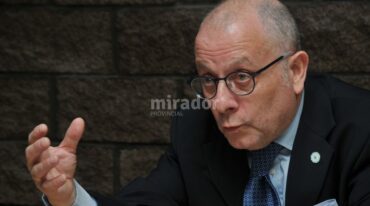 'A fines de 2015 éramos un país paria dentro de la comunidad internacional' recordó el canciller durante su visita a Mirador Provincial. Luis Cetraro.