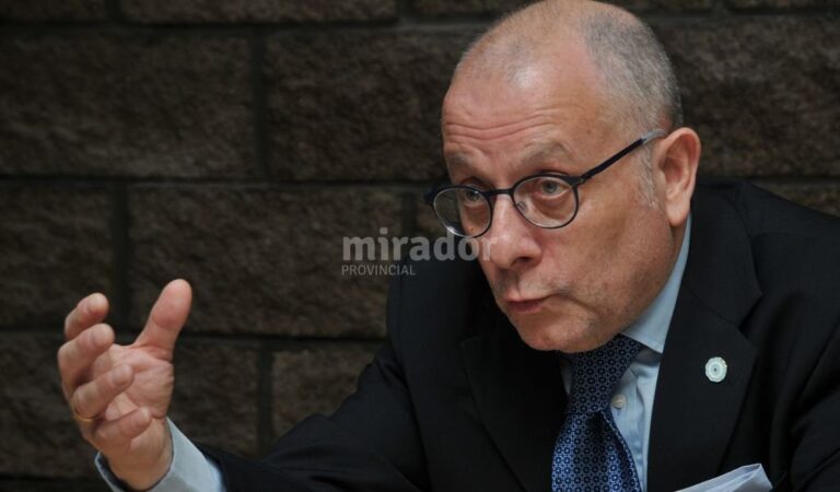 'A fines de 2015 éramos un país paria dentro de la comunidad internacional' recordó el canciller durante su visita a Mirador Provincial. Luis Cetraro.