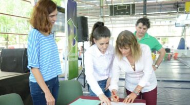 El material de Pila quedará en resguardo del Museo Histórico Municipal y del Archivo Histórico Municipal. Gentileza: prensa Municipalidad de Reconquista.