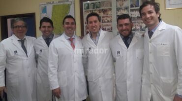 Integrantes. Desde la izquierda: doctores Ángel Pierini