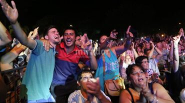 Gran cantidad de público se vio el domingo 12 en el Paseo del Bicentenario en Reconquista
