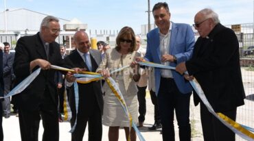 El intendente Castellano estuvo presente en la inauguración. Gentileza: prensa Municipalidad de Rafaela.