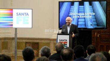 Esta iniciativa apunta a hacer más ágil y modernos los procesos judiciales en la provincia. Gentileza: prensa Gobierno de Santa Fe.