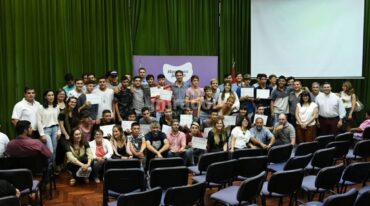 Un total de 38 chicos terminó el segundo año de formación. Gentileza: prensa Municipalidad de Rafaela.