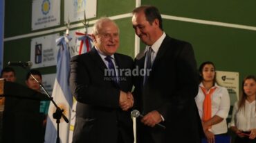 El gobernador saludó al intendente electo de Recreo