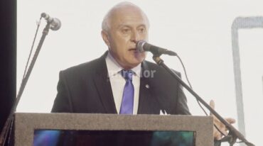 El primer mandatario estuvo presente en el evento que fue organizado por la Unión Industrial de Santa Fe. Gentileza: prensa Gobierno de Santa Fe.