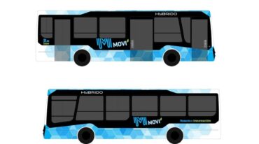 'Bus hybrido' se denominó el proyecto. El vehículo cuenta con un sistema de propulsión que combina un motor diesel con un dispositivo hidráulico