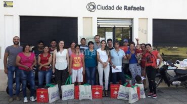 Las toneladas de materiales recuperables recibidos fueron 208 este año. Gentileza: prensa Municipalidad de Rafaela.