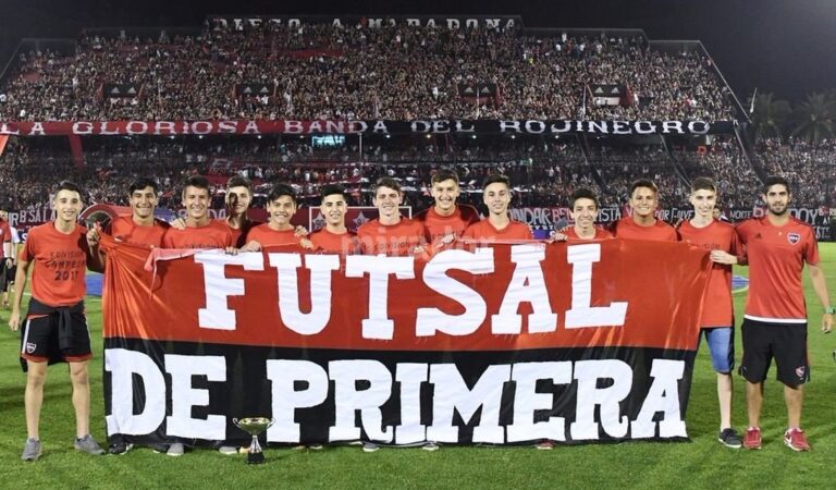 Oasis. El futsal ñulista le brindó una de las pocas buenas noticias al club durante la segunda parte del año. Gentileza: prensa Newell's Old Boys.