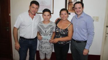 Las contribuciones no reintegrables suman un total de 61.500 pesos. Gentileza: prensa Municipalidad de San Lorenzo.
