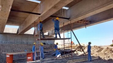 La obra está hecha en un 50 por ciento. Gentileza: prensa Gobierno de Santa Fe.