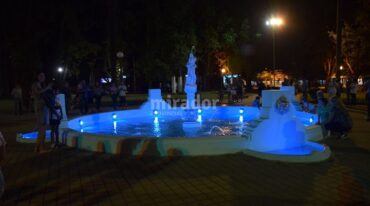 La fuente había sido emplazada en 1918 bajo la intendencia de Agustín Medina. Gentileza: prensa Municipalidad de Casilda.