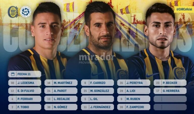 Néstor Ortigoza se quedó fuera de los 18 concentrados para el partido. Gentileza: prensa Rosario Central.