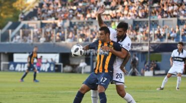 Germán Herrera marcó el único gol canalla en la tarde del lunes. Gentileza: prensa Rosario Central.