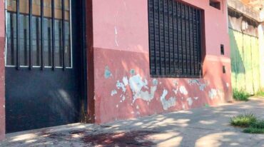 El lugar donde se produjo el cruento hecho Marcelo Manera