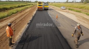 La obra tiene una extensión de casi 16 kilómetros. Gentileza: prensa Gobierno de Santa Fe.