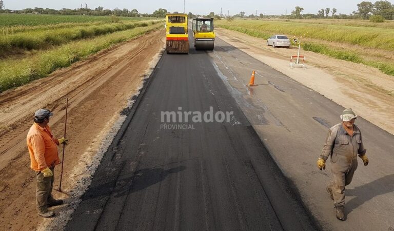 La obra tiene una extensión de casi 16 kilómetros. Gentileza: prensa Gobierno de Santa Fe.