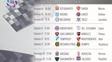 Unión abrirá la jornada 16 en La Plata. Gentileza: prensa SAF.