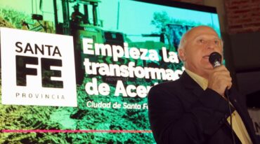 Se prevé la construcción de 102 viviendas y la urbanización de 436 lotes en el barrio Acería. Gentileza: prensa Gobierno de Santa Fe.