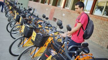 Ya hay un total de unos 115 rodados para más de 3.000 usuarios registrados. Gentileza: prensa Municipalidad de Santa Fe.