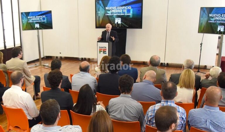 La unidad se construirá en el complejo de 27 de Febrero al 7.800 en Rosario. Gentileza: prensa Gobierno de Santa Fe.