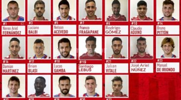 Aquí los 19 concentrados de Unión para enfrentar a San Lorenzo. Gentileza: prensa Unión.