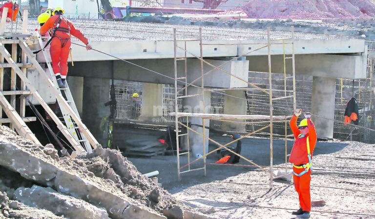 Sólo los sectores vinculados a la construcción mostraron un crecimiento respecto al primer mes del año pasado. Guillermo Di Salvatore.