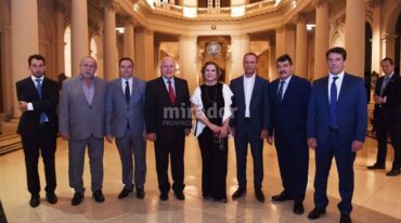 Durante su presentación Rahola compartió con el auditorio su visión sobre los principales acontecimiento de actualidad mundial y de Argentina.  Gentileza: prensa MAV.