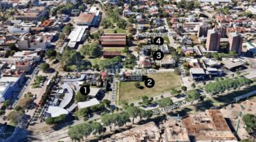 Los cuatro terrenos que saldrán a la venta están ubicados en una zona privilegiada de la ciudad