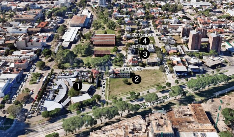 Los cuatro terrenos que saldrán a la venta están ubicados en una zona privilegiada de la ciudad