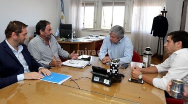 Avance. En la reunión se acordó la continuidad de las obras del Monumento en tiempo y forma. Prensa gobierno nacional