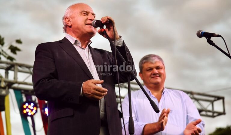Miguel Lifschitz asistió al acto protocolar en VGG. Gentileza: prensa Gobierno de Santa Fe.