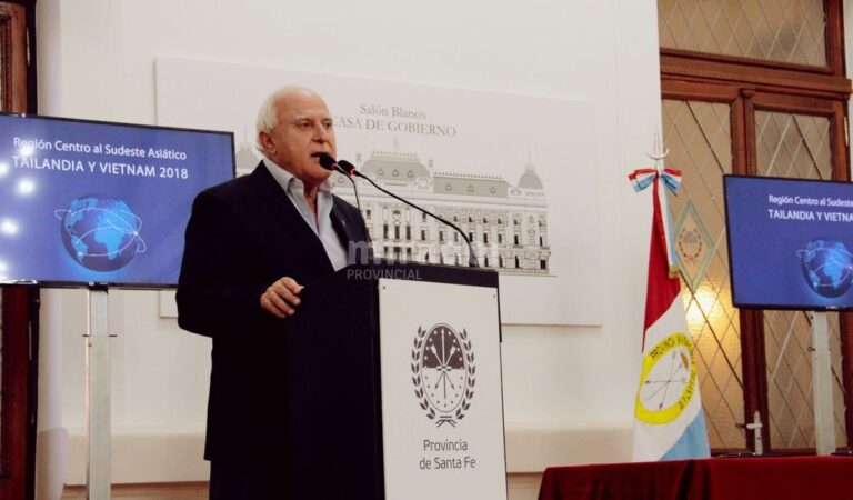 Los tres gobernadores de la Región Centro participarán de la comitiva. Gentileza: prensa Gobierno de Santa Fe.