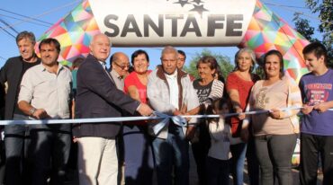 Lifschitz cortó las cintas en la inauguración. Gentileza: prensa Gobierno de Santa Fe.