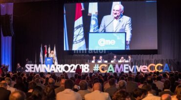 Una multitud de dirigentes pyme colmaron las instalaciones del salón Metropolitano. Marcelo Manera.