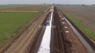 Pavimento nuevo en la ruta provincial 26