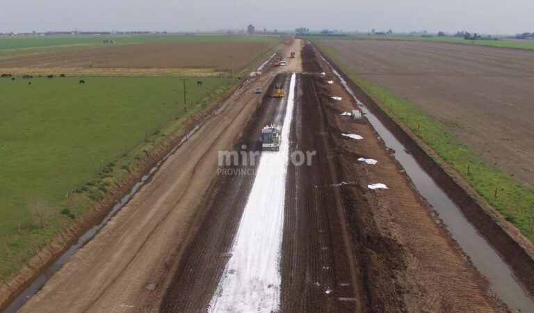 Pavimento nuevo en la ruta provincial 26
