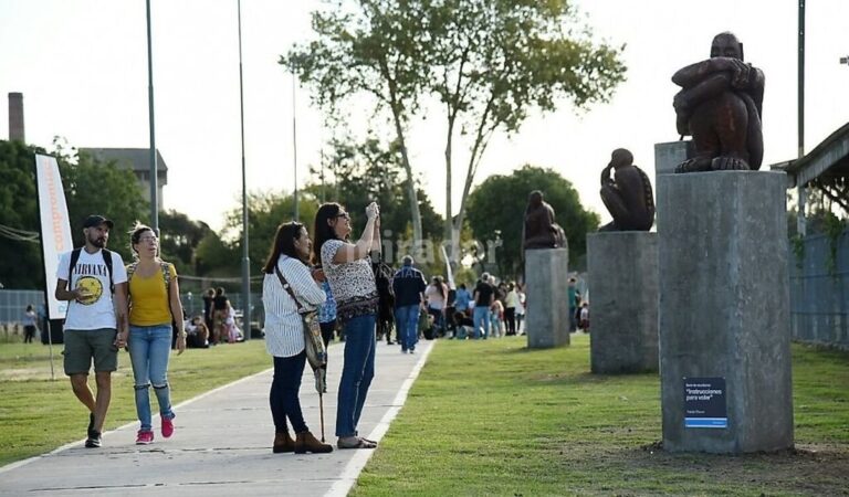 El espacio público está al lado de la estación Rosario Norte. Gentileza: prensa Municipalidad de Rosario.