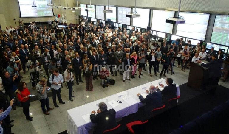 El acto se realizó en la sede de la BCR en calle Paraguay