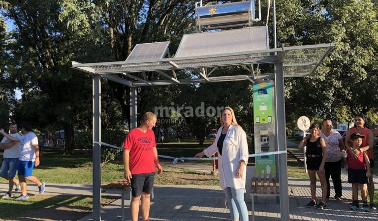 La secretaria Geese participó de la inauguración. Gentileza: prensa Gobierno de Santa Fe.