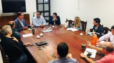 En el encuentro estuvieron los intendentes de Avellaneda y de Reconquista. Gentileza: prensa Municipalidad de Reconquista.