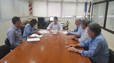 El ministro Garibay encabezó la reunión. Gentileza: prensa Gobierno de Santa Fe.